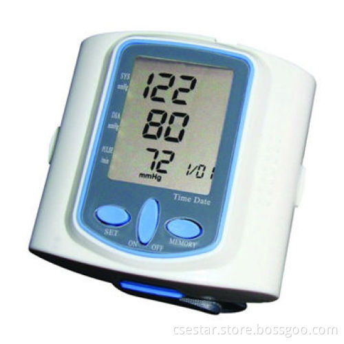 LCD Digital Blood Pressure Monitor,60 Total Memory with Date and Time Stamp, Easy One Touch Opera